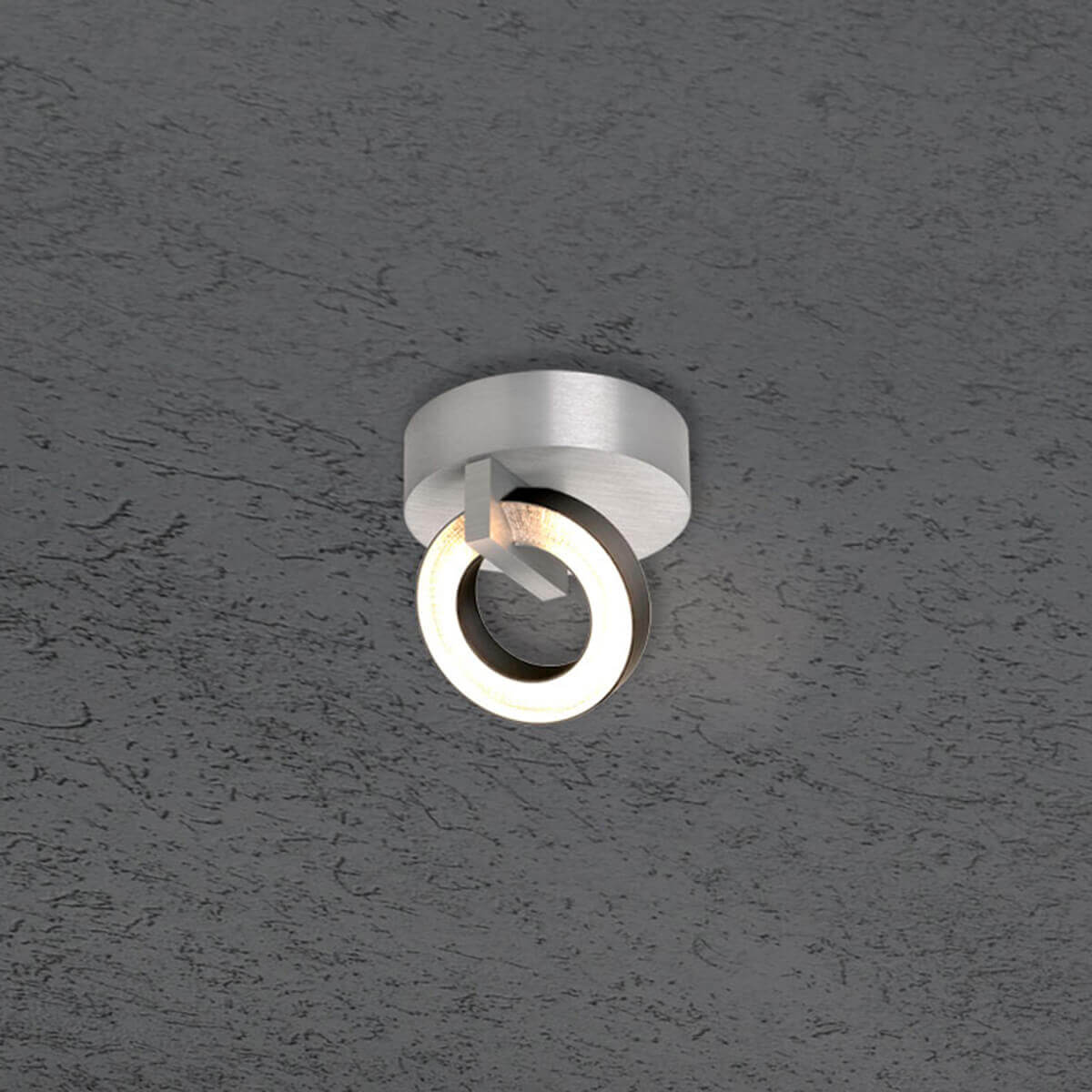 Alu geschliffen / anthrazit eloxal