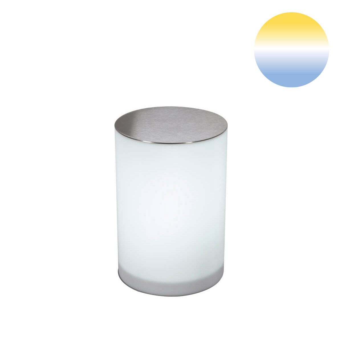 Epstein-Design Apollo CCT-LED Stehleuchte / Lichtsäule, Höhe: 31 cm, weiß