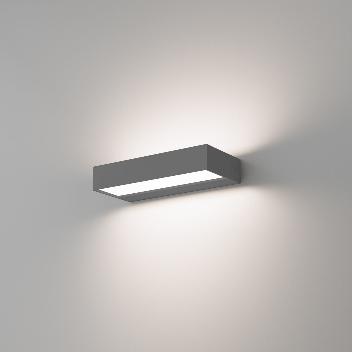 Rotaliana InOut W2 LED Innen- / Außenwandleuchte, anthrazit geprägt