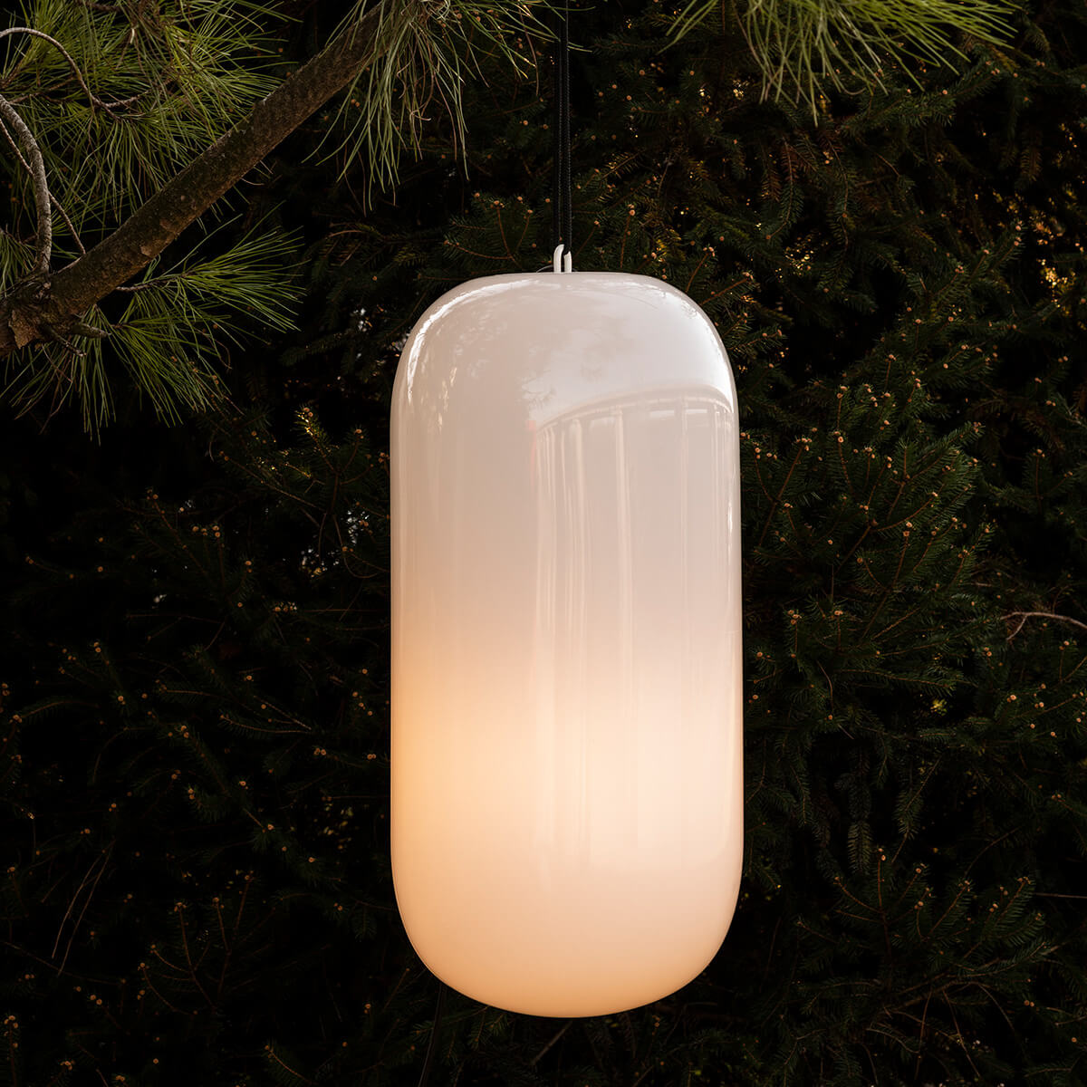 Artemide Outdoor Gople Outdoor Außenleuchte mit Rope-Aufhängung, weiß