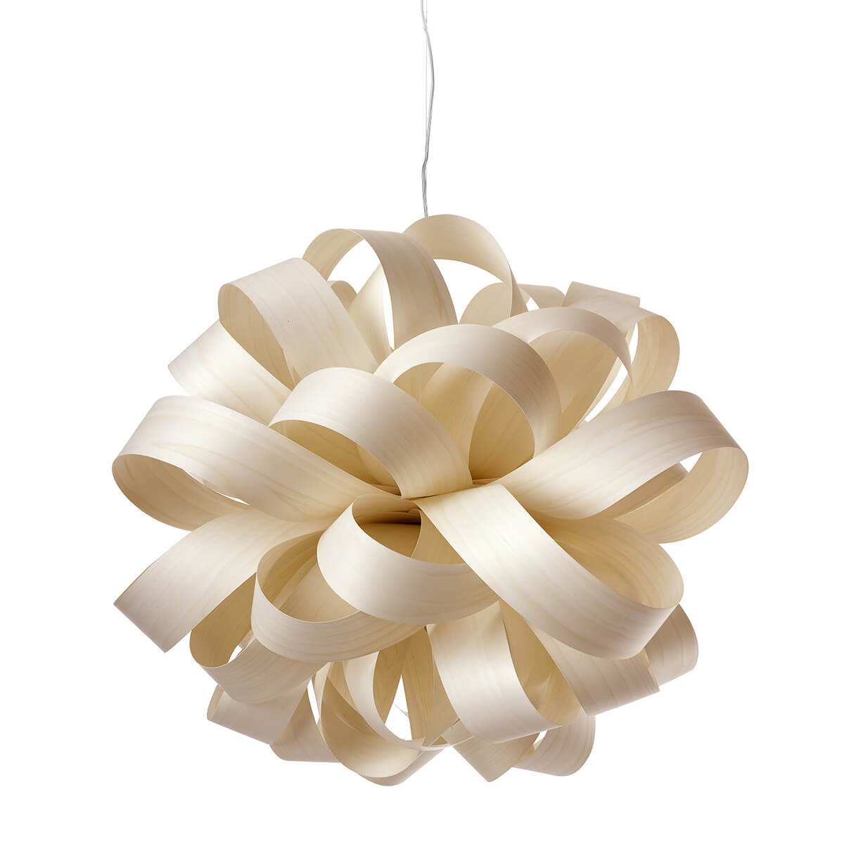LZF Lamps Agatha Ball Pendelleuchte, elfenbeinweiß