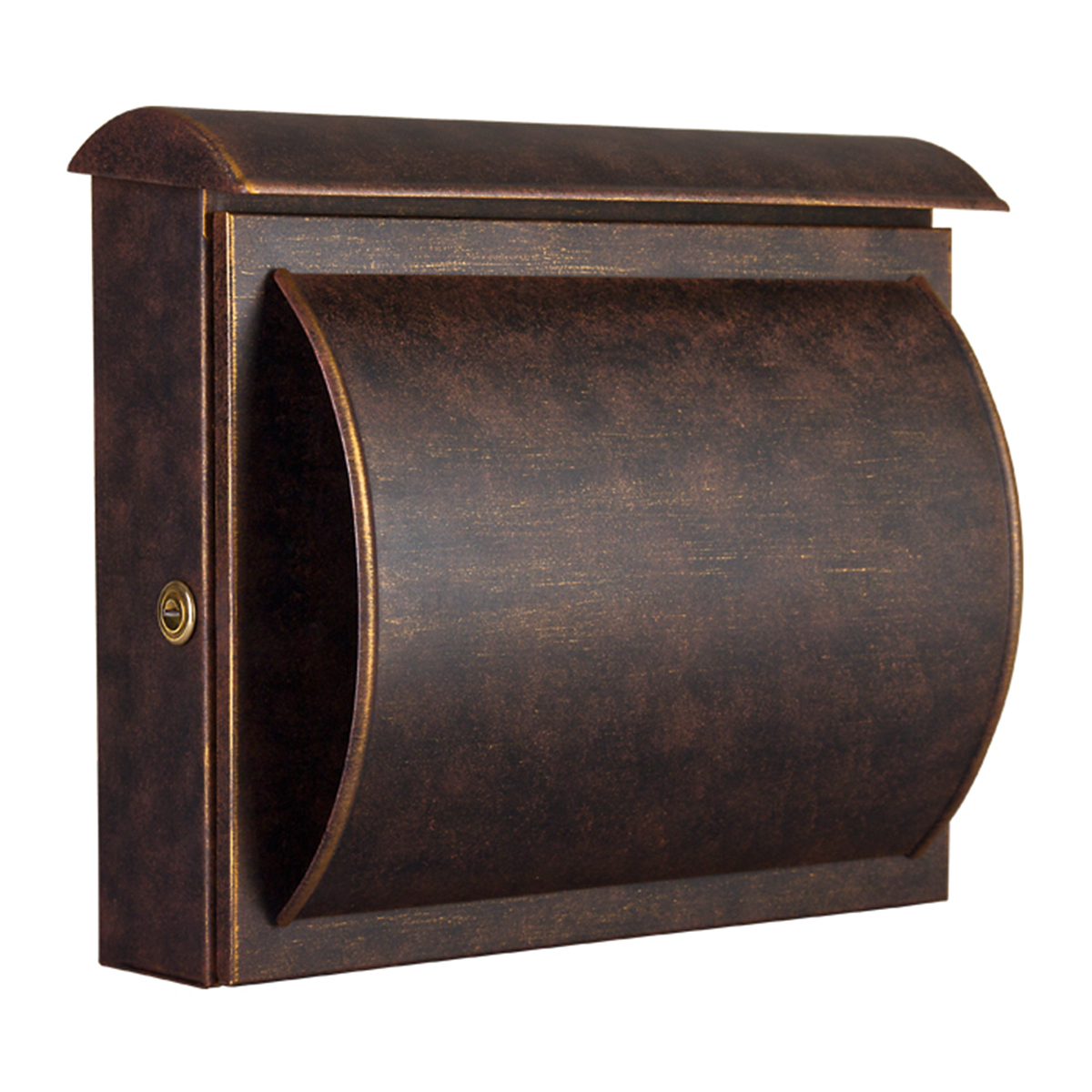 Heibi Quelo Briefkasten, braun / Gold