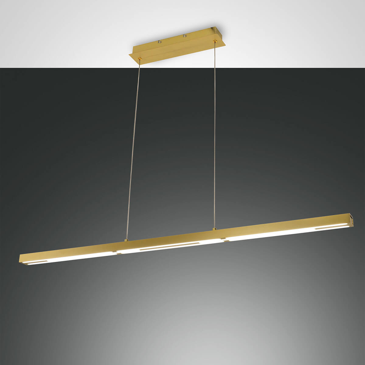 Fabas Luce Ling LED Pendelleuchte, Messing satiniert
