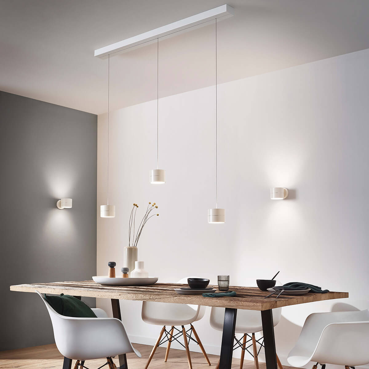 Oligo Tudor LED Wandleuchte, Tunable White, weiß matt