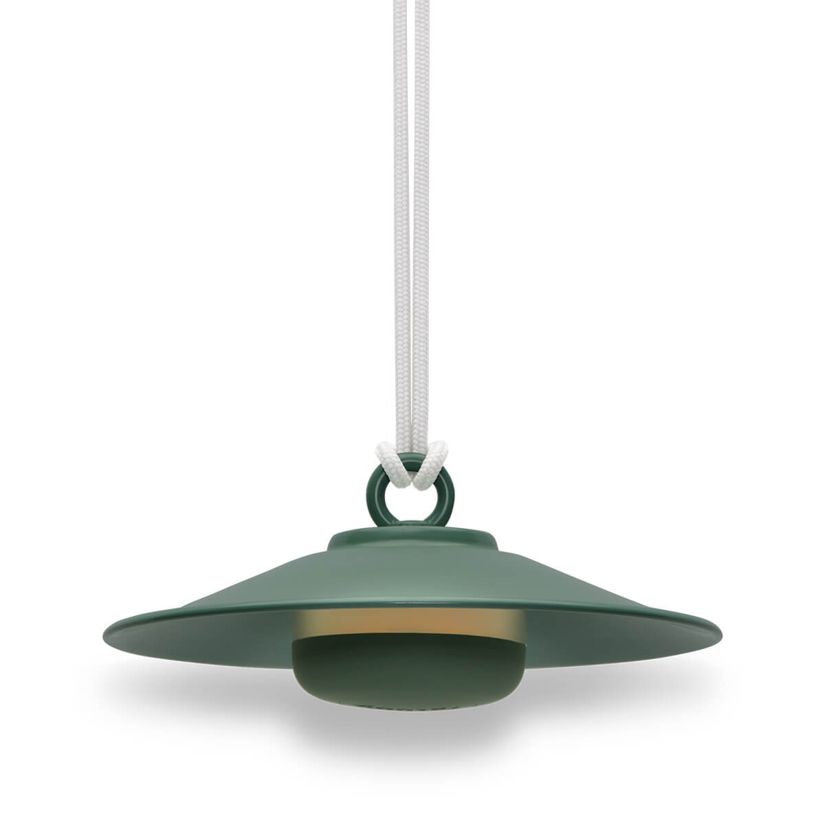 Fatboy Chap-O LED Akku-Pendelleuchte, Sage glänzend (salbeigrün) (ausgeschaltet)