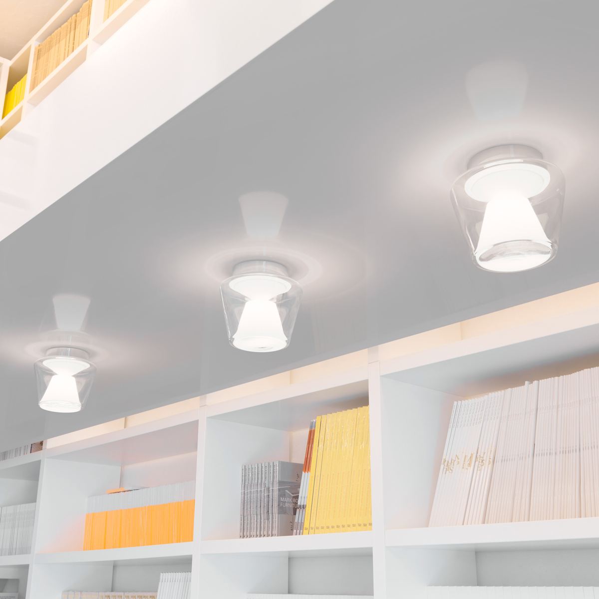 Serien.lighting Annex Small Deckenleuchte, klar / opal