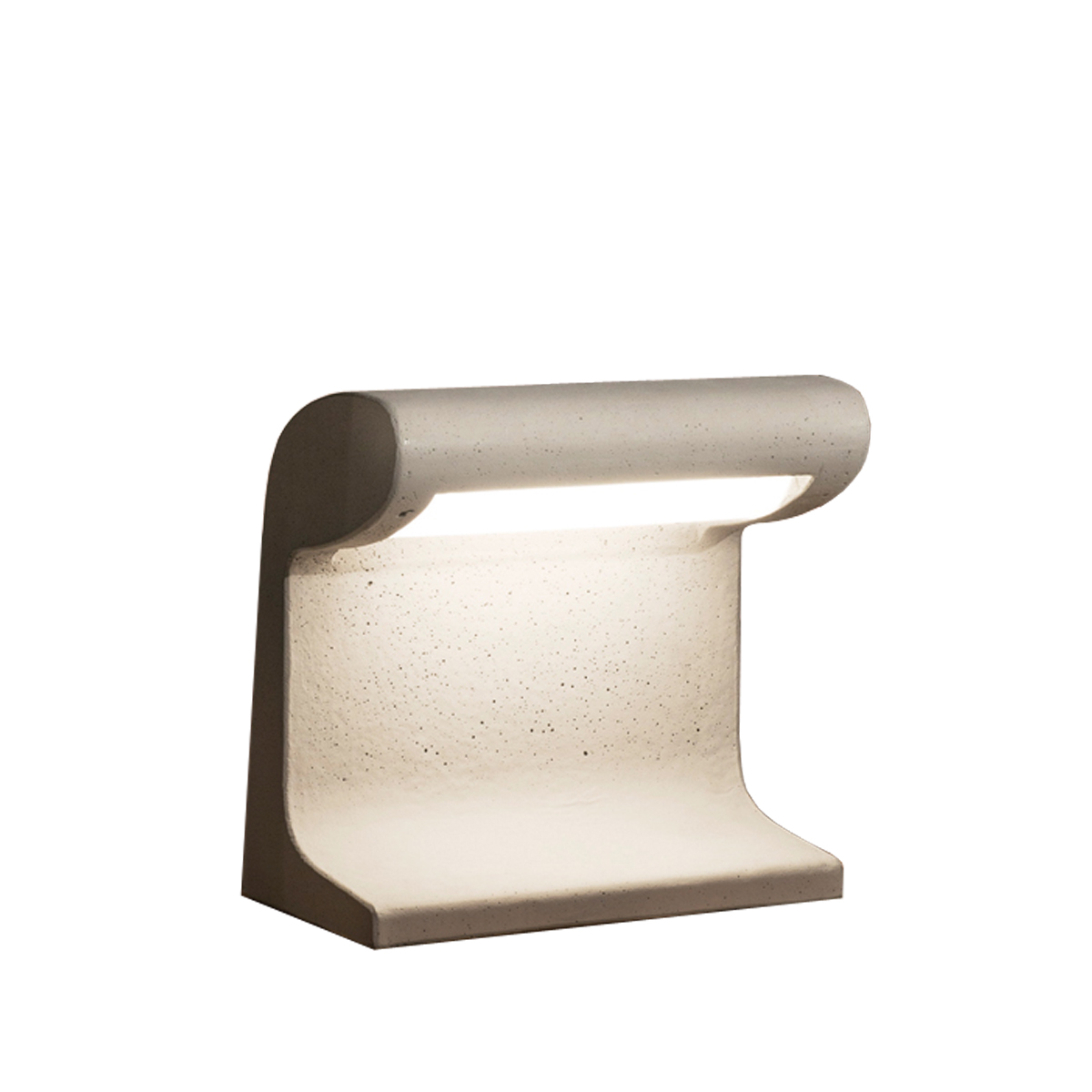 Nemo Borne Béton Petite LED Tavolo / Terra, Indoor, Zement