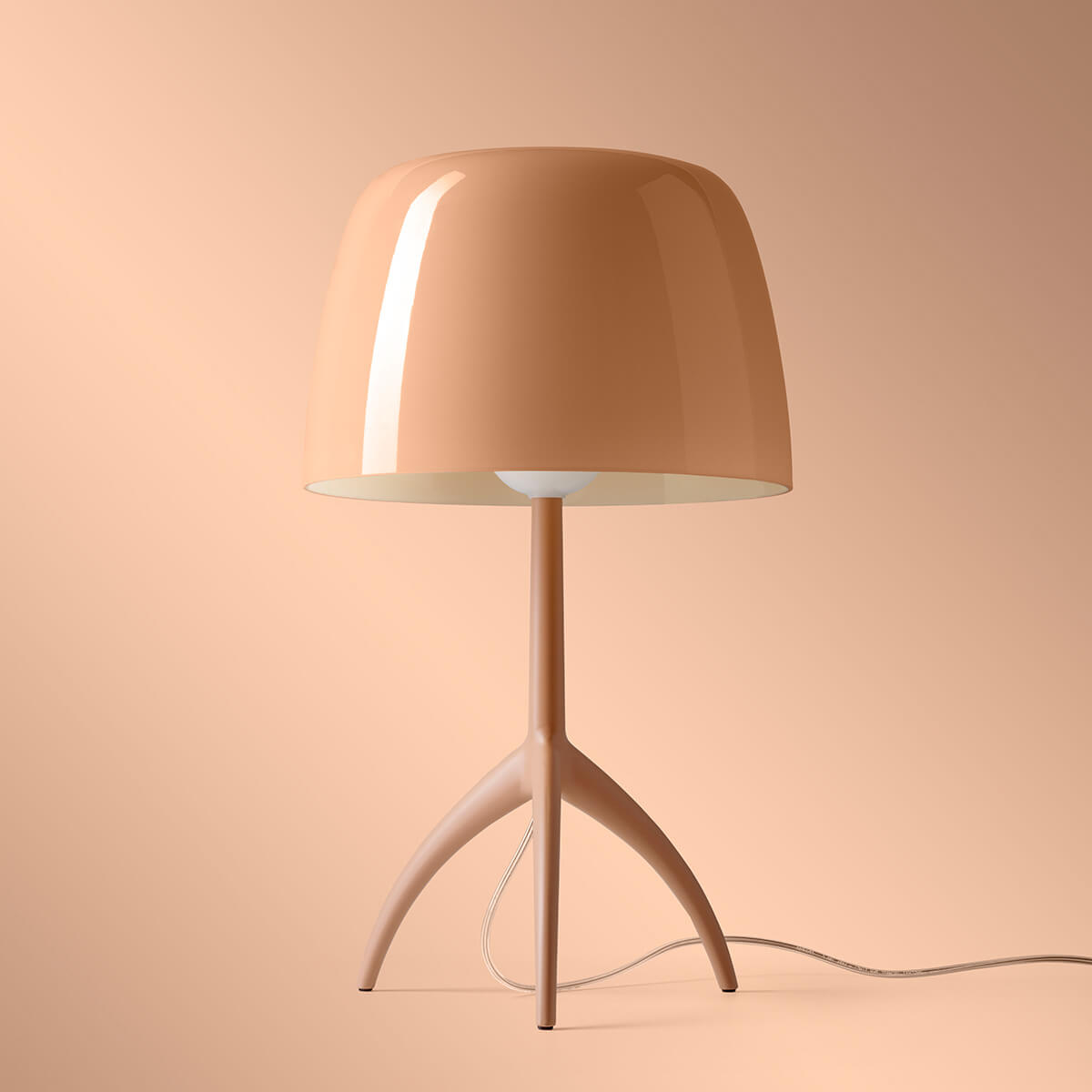 Foscarini Lumiere Nuances Grande Tavolo, mit Dimmer, Cipria (rosa)