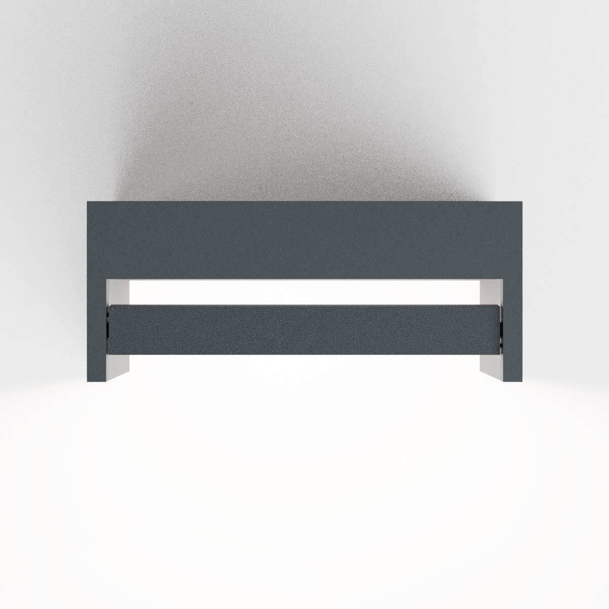 IP44.DE Slat 40 LED Pollerleuchte, anthracite (anthrazit), Perspektive von oben