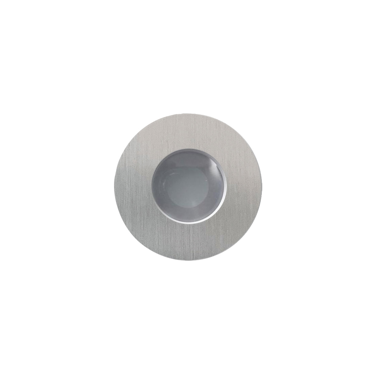 Mobilux MOAF DISC IP65 Einbauleuchte, Aluminium gebürstet