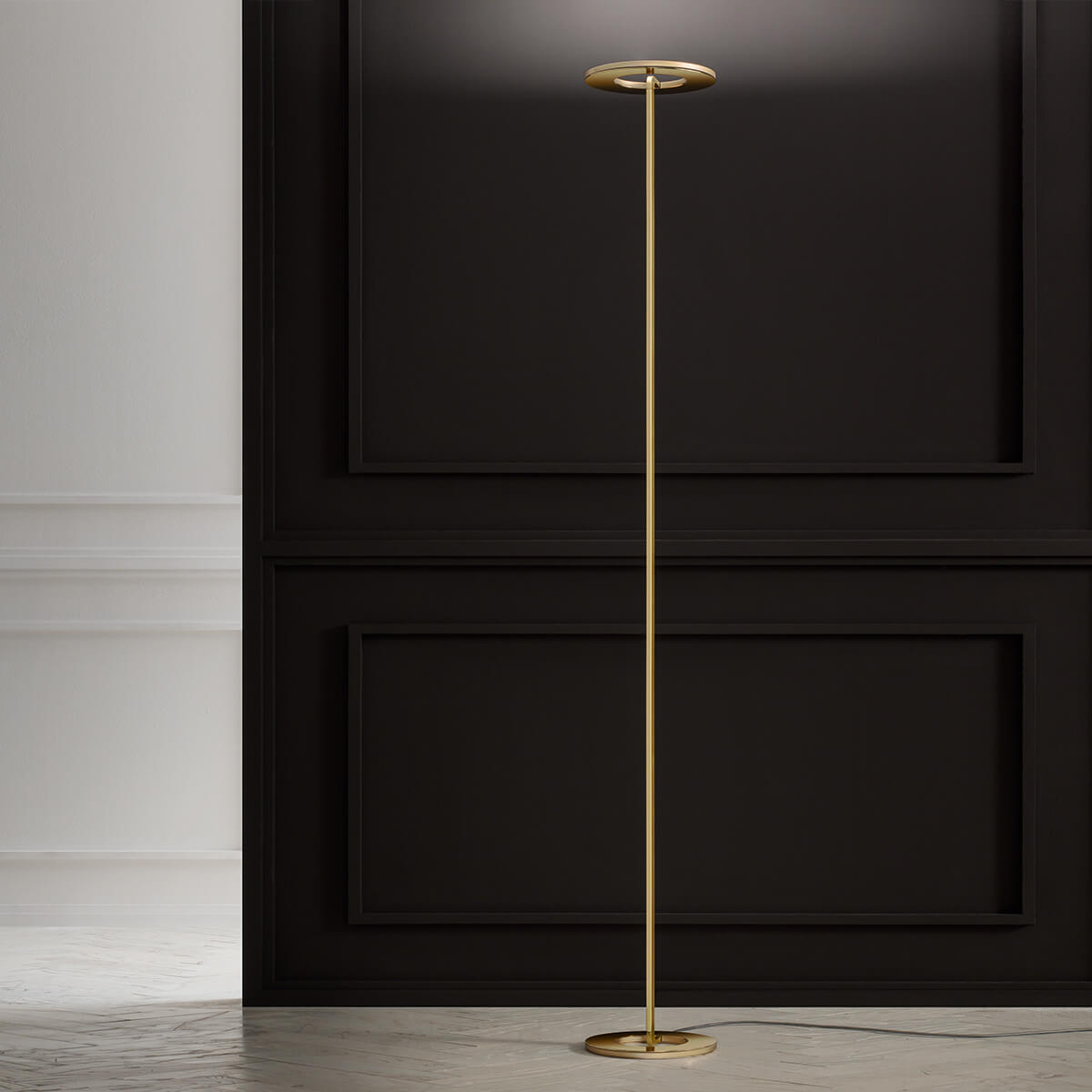 Cini & Nils Passepartout LED Terra, Gold matt, Ringe: Gold poliert