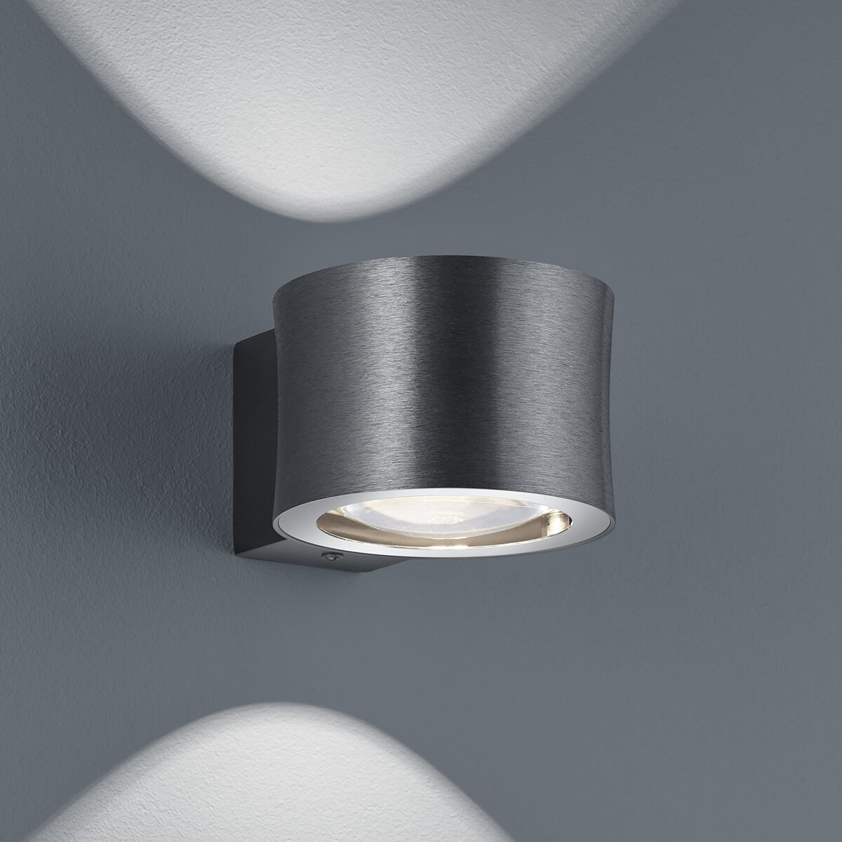 Bankamp Impulse LED Wandleuchte, anthrazit matt eloxiert
