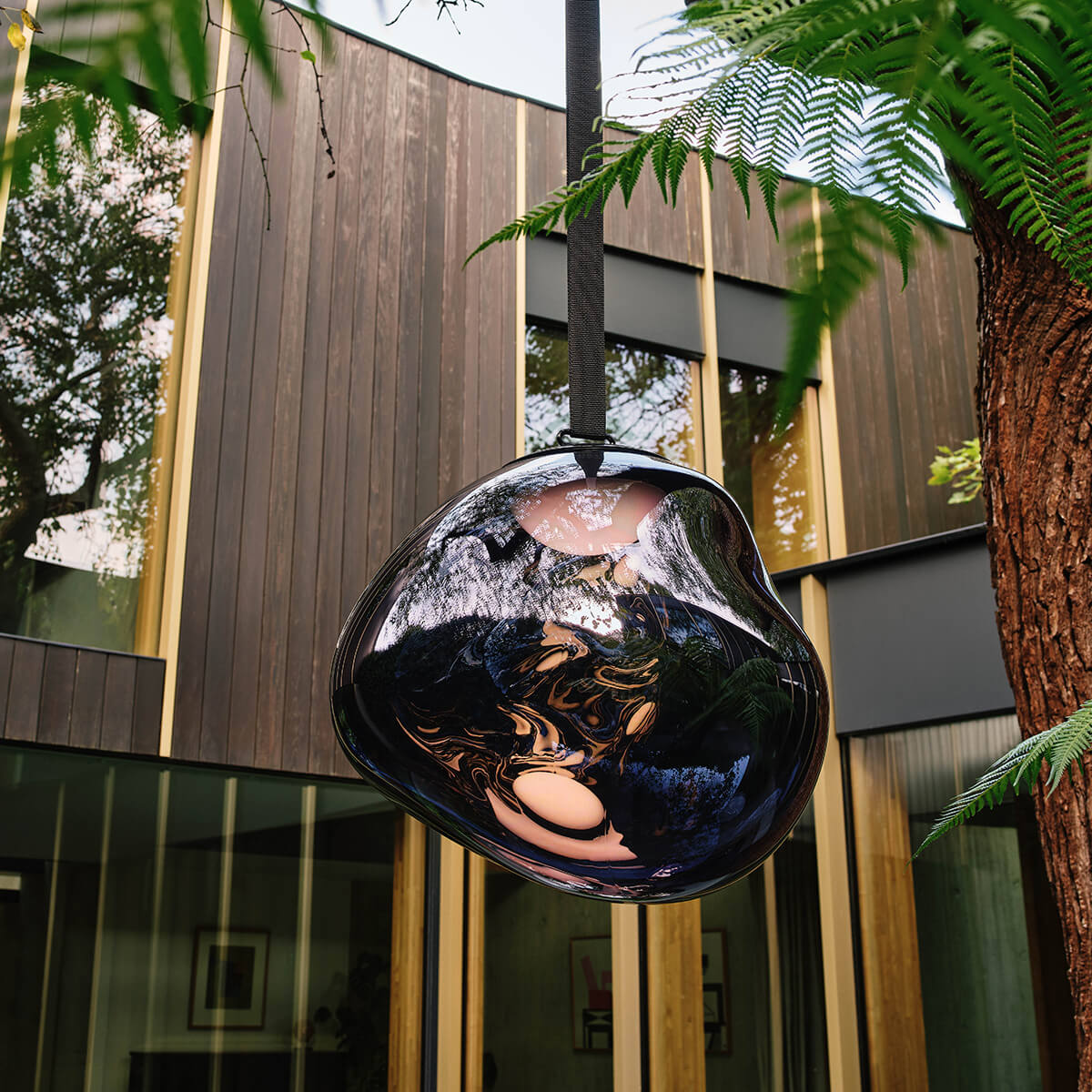 Tom Dixon Melt Large Portable LED Akkusteh- / Pendelleuchte, Smoke