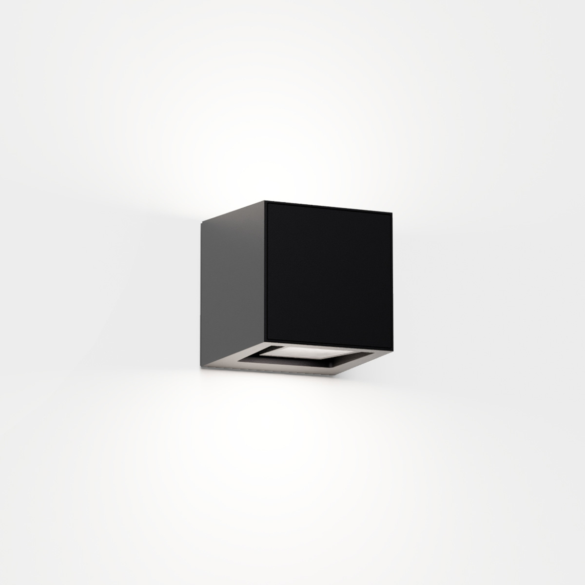 IP44.DE Gap Q LED Außenwandleuchte, deep black (schwarz)