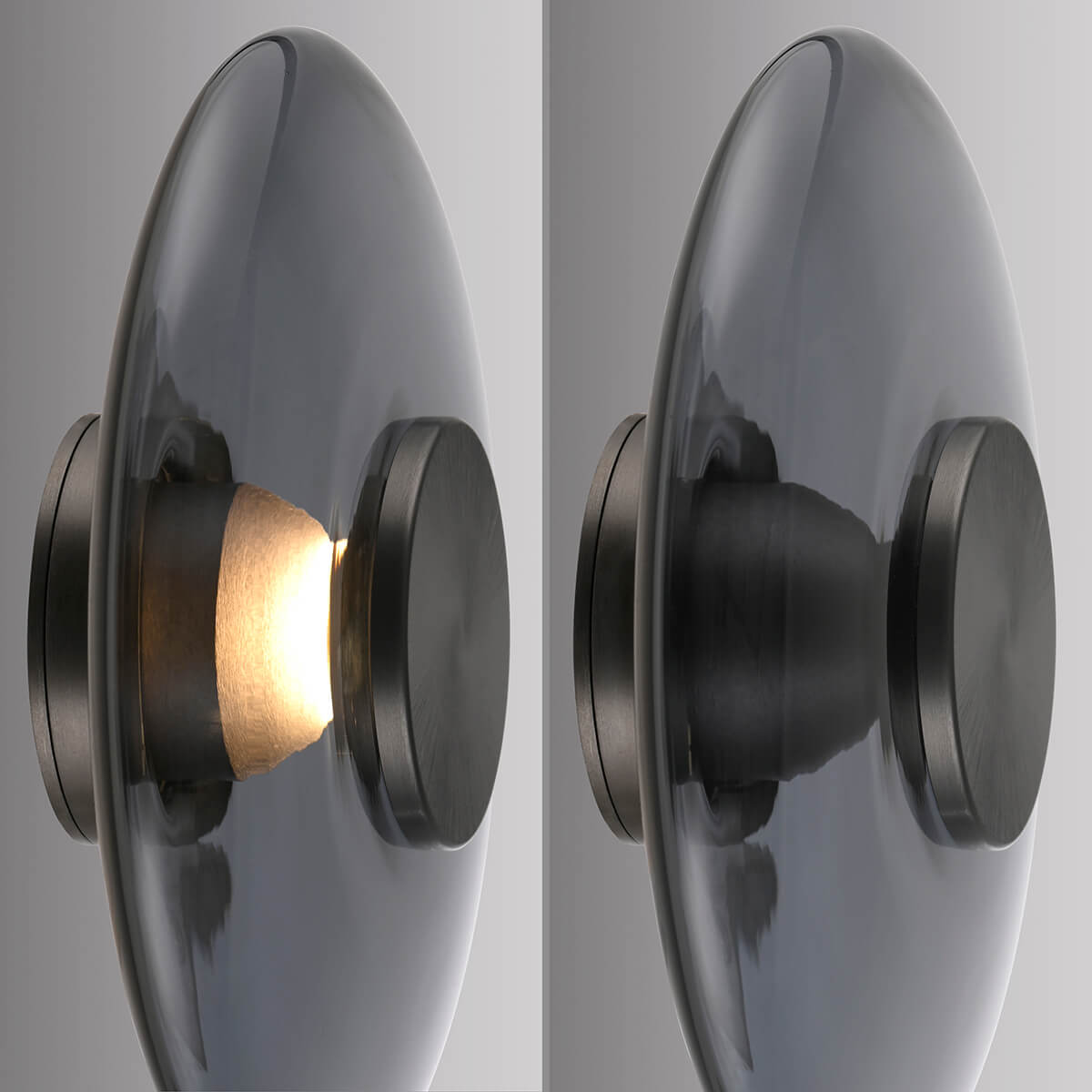 Neuhaus PURE Vitrum LED Wand- / Deckenleuchte, grau