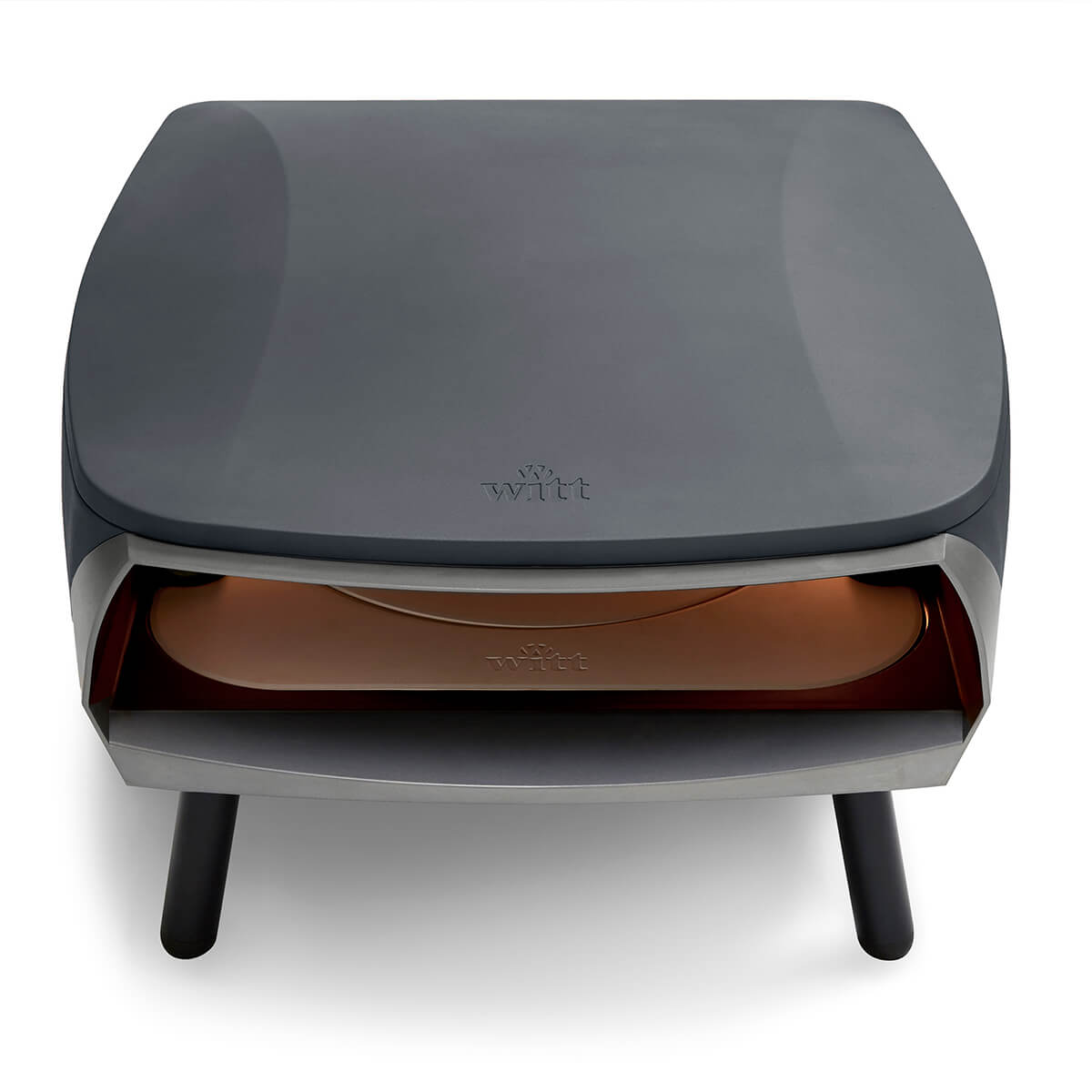 Witt ETNA Rotante Pizzaofen, 2 Brenner, rotierend, graphit matt