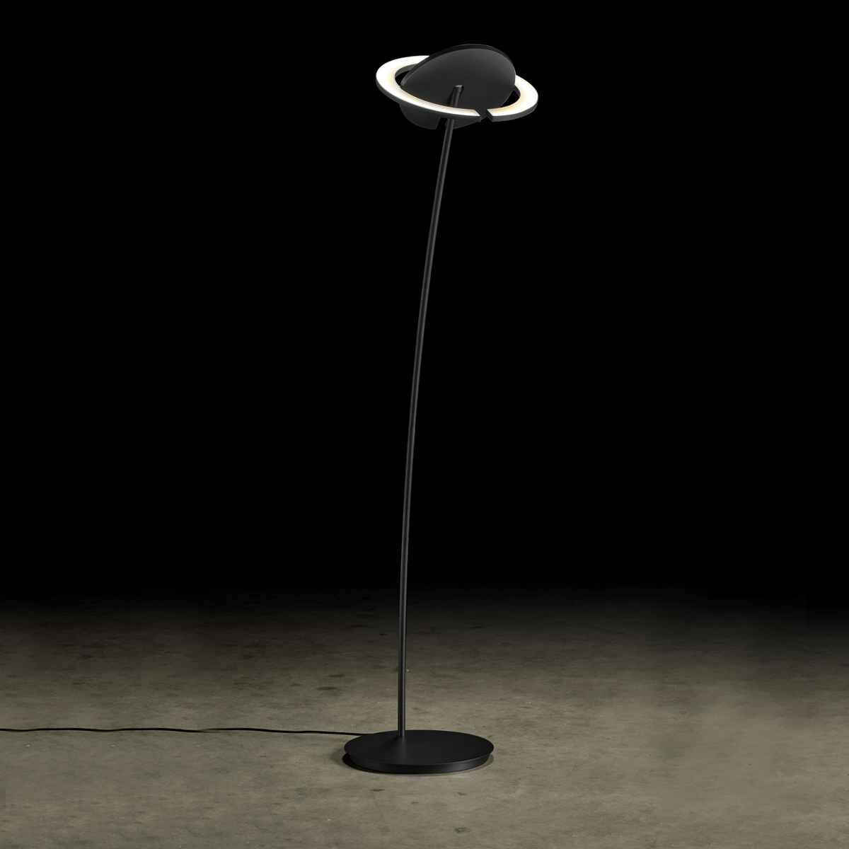 Holtkötter Supernova DW LED Deckenfluter, schwarz