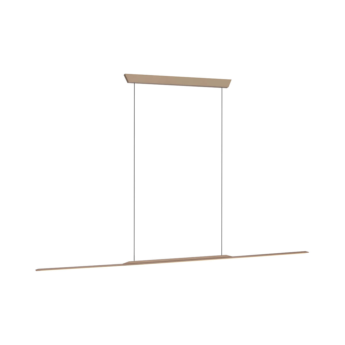Neuhaus PURE Surface LED Pendelleuchte, Länge: 125 cm, Bronze