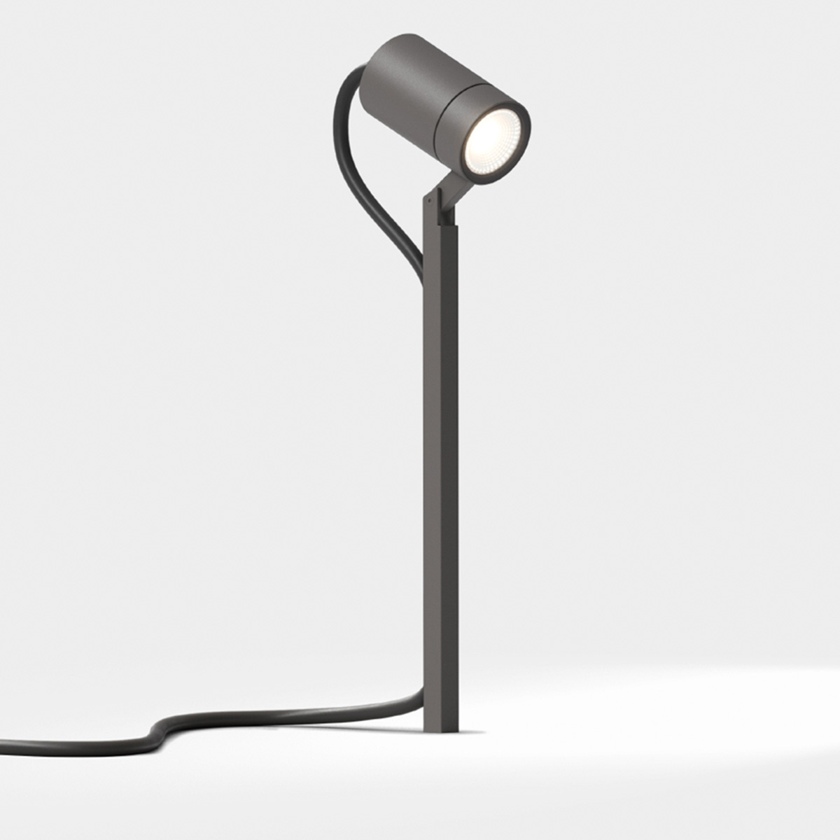 IP44.DE Piek Spot 100 LED Spießstrahler Connect (für unbefestigte Beet- und Grünanlagen), cool brown (braun)