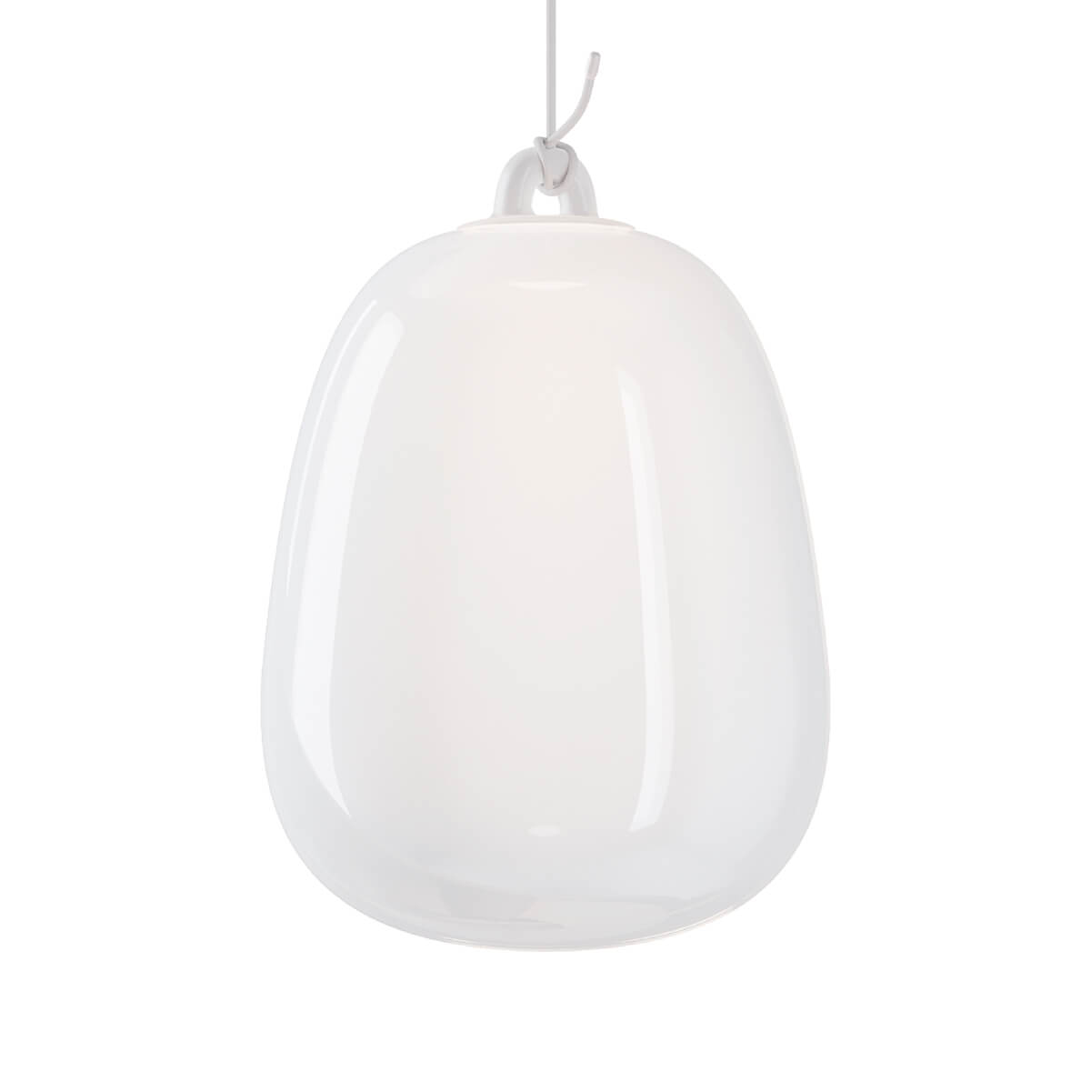 Lodes Oblò Large LED Pendelleuchte, seidenweiß