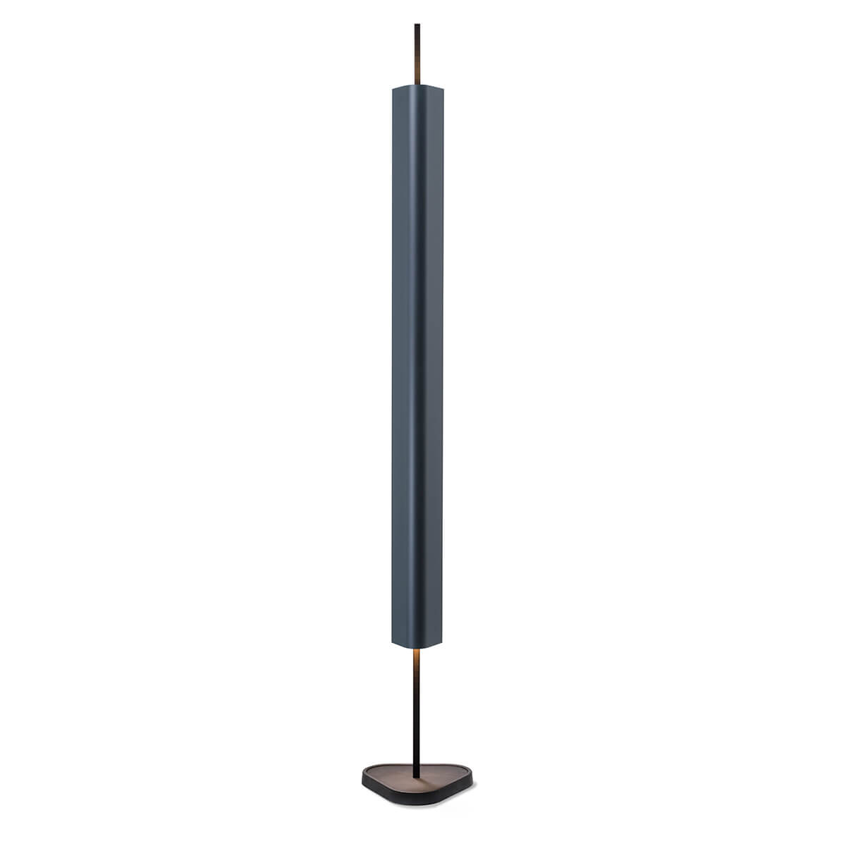 Flos EMI LED Stehleuchte, deep blue (dunkelblau) (eingeschaltet)