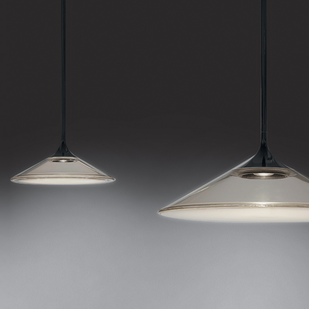 Artemide Orsa LED Sospensione, Ø: 21 cm, nicht dimmbar und Ø: 35 cm, dimmbar
