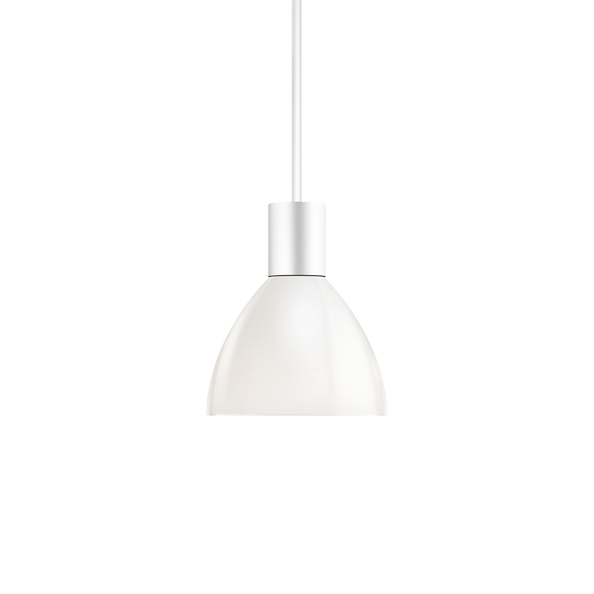 Bruck Duolare Silva Neo Ø: 11 cm Fassung: weiß Pendelleuchte Glas: weiß