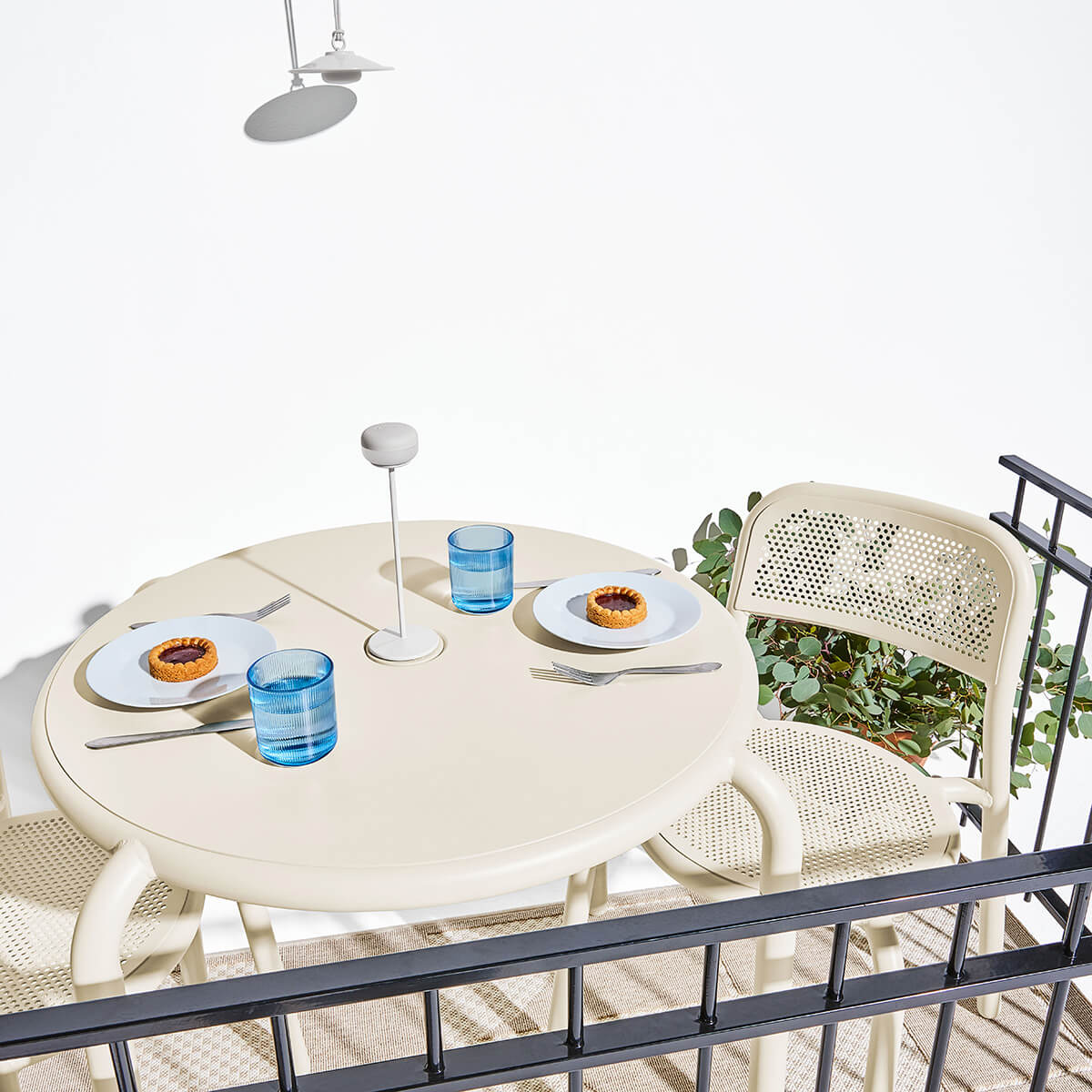 Fatboy Cheerio LED Akkuleuchte, Desert glänzend (sandfarben)