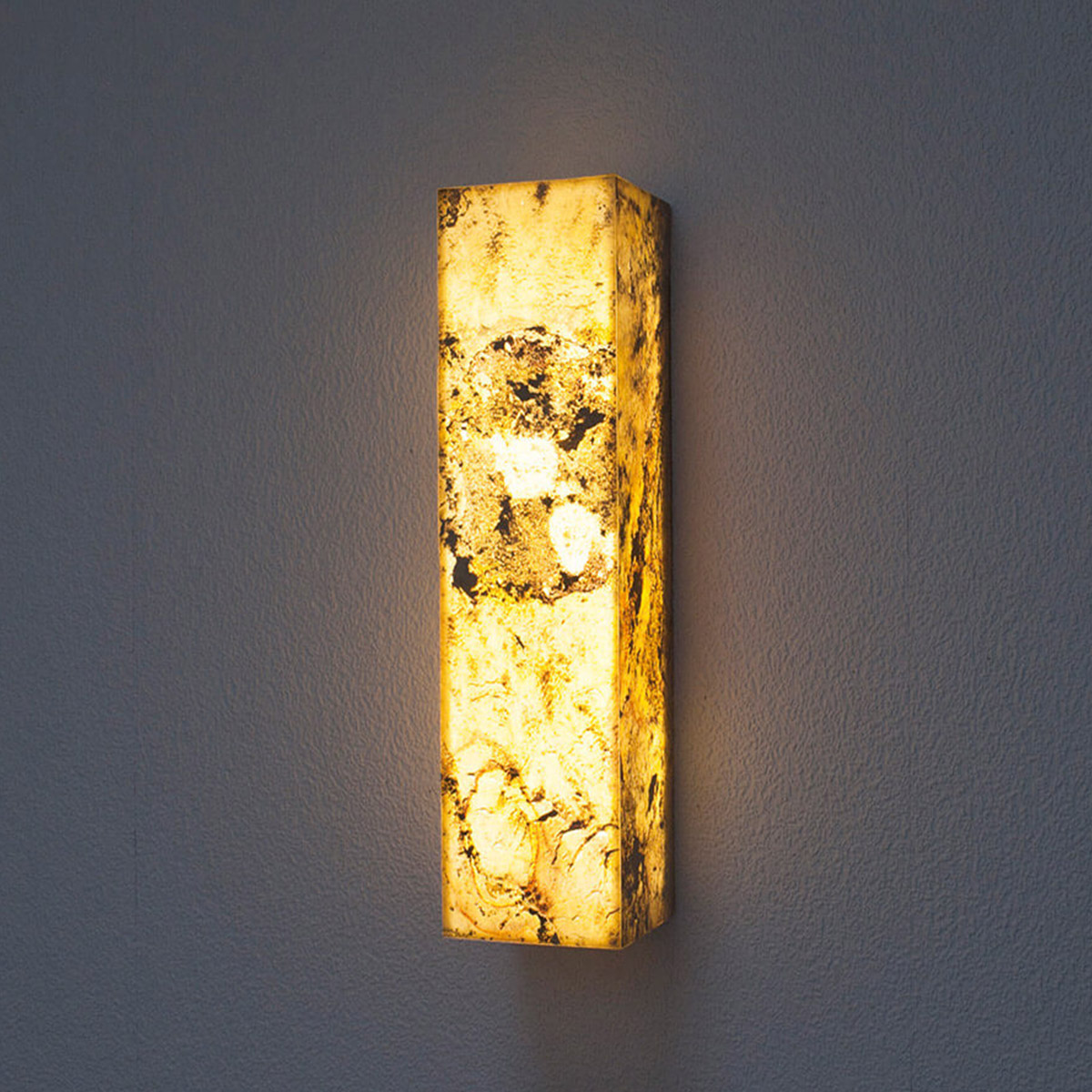 Epstein-Design Eifel im Herbst LED Wandleuchte, 18 x 66 cm, Schiefer