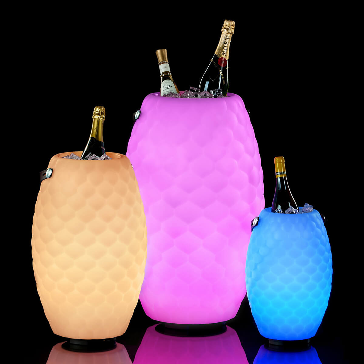 Joouly The Joouly Ltd. LED Akkuleuchte, Bluetooth Lautsprecher & Weinkühler, alle Ausführungen, Farblichtfunktion