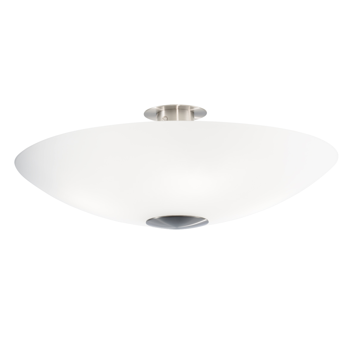 B+M Leuchten Moon II Deckenleuchte, Nickel matt