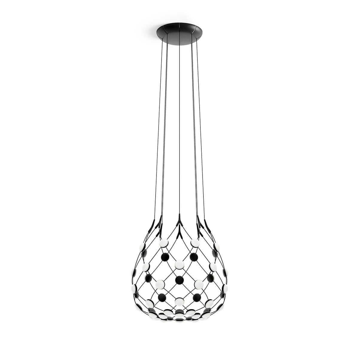 Luceplan Mesh LED Sospensione, Ø: 55 cm, Kabellänge: 500 cm