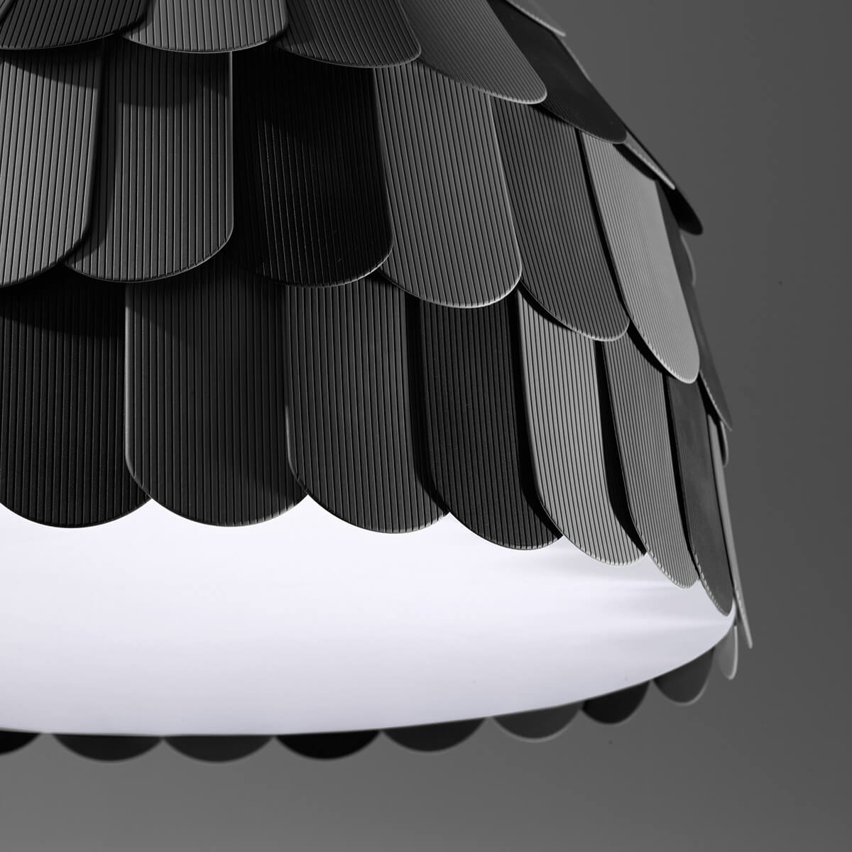 Fabbian Roofer Pendelleuchte, Ø: 57 cm, anthrazit