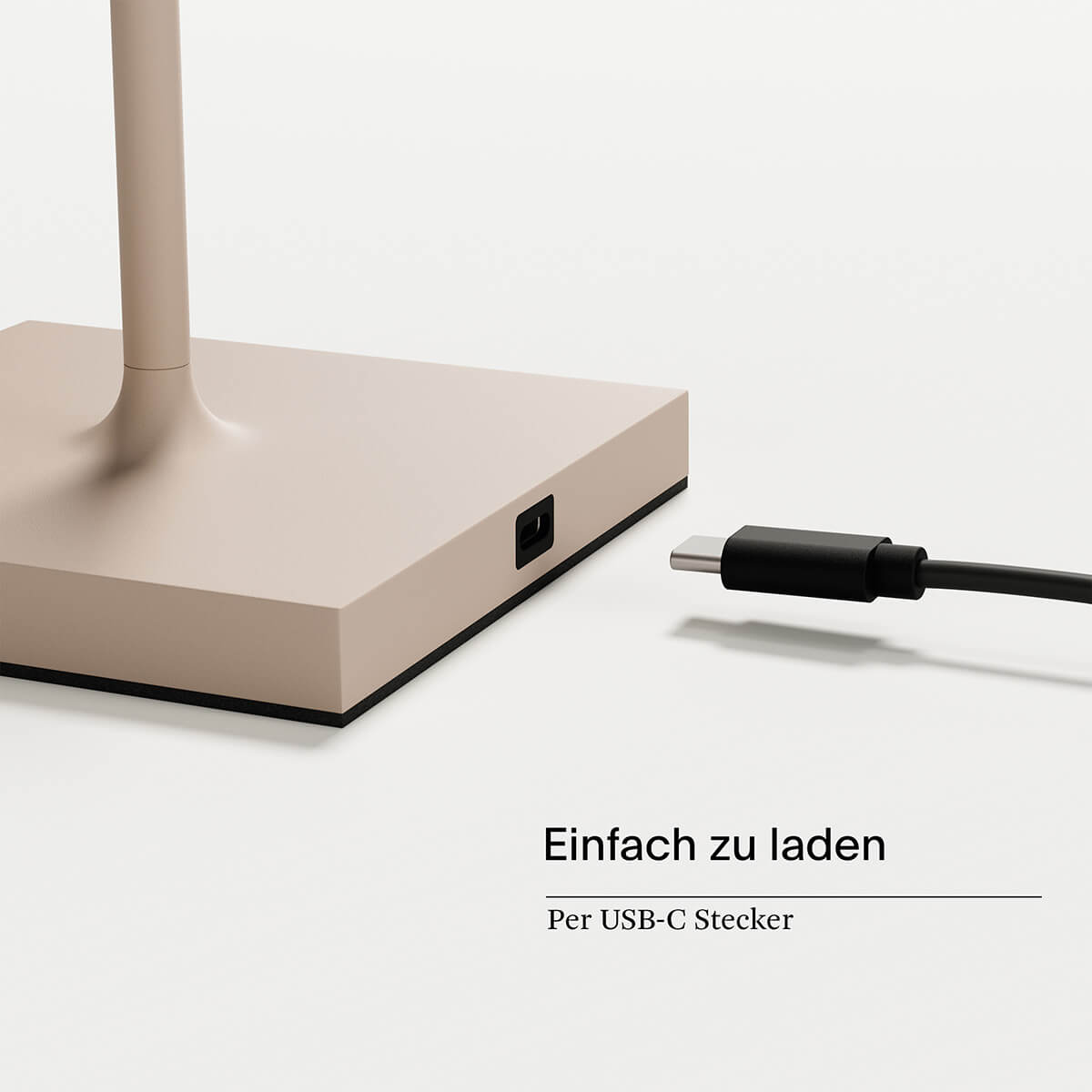 Sigor Nuindie mini LED Akkuleuchte, Flex-Mood, dünenbeige, Modelle mit USB-C-Ladenanschluss