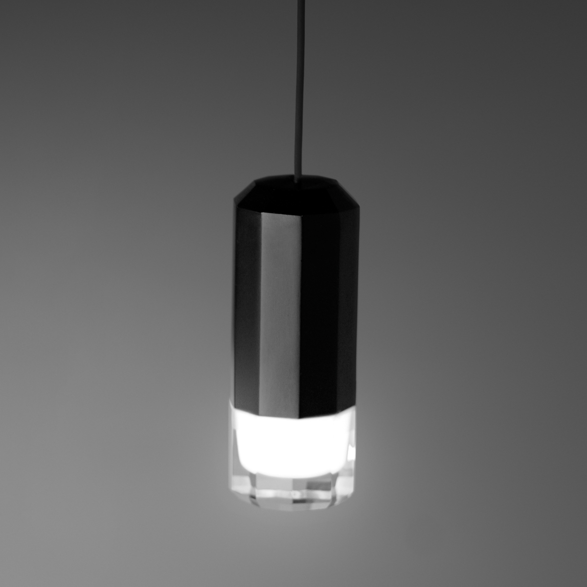 Vibia Wireflow LED Pendelleuchte, 8-flg., schwarz