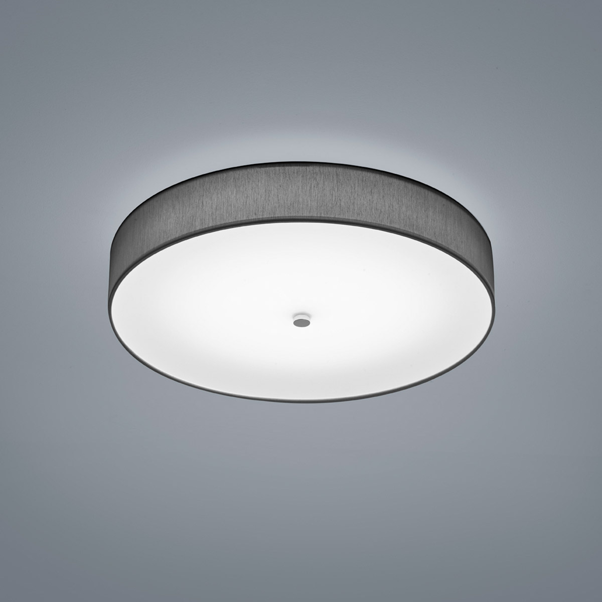 Helestra Boki LED Deckenleuchte mit Casambi-Modul, Schirm: Chintz anthrazit