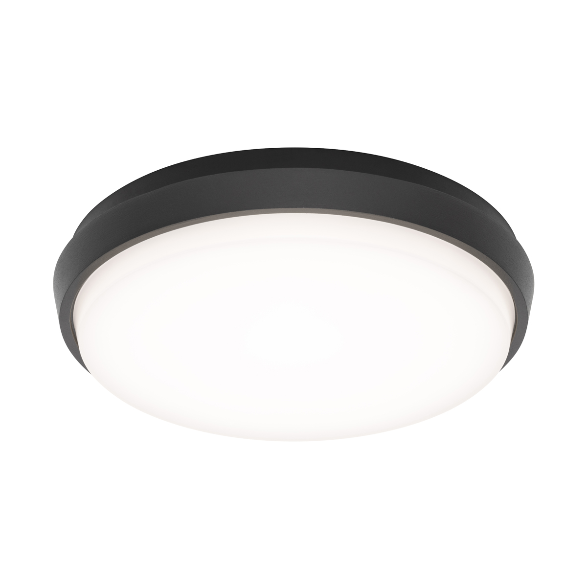 LCD Außenleuchten 5065/5066/5067 LED Wand- / Deckenleuchte, Ø: 24 cm, graphit