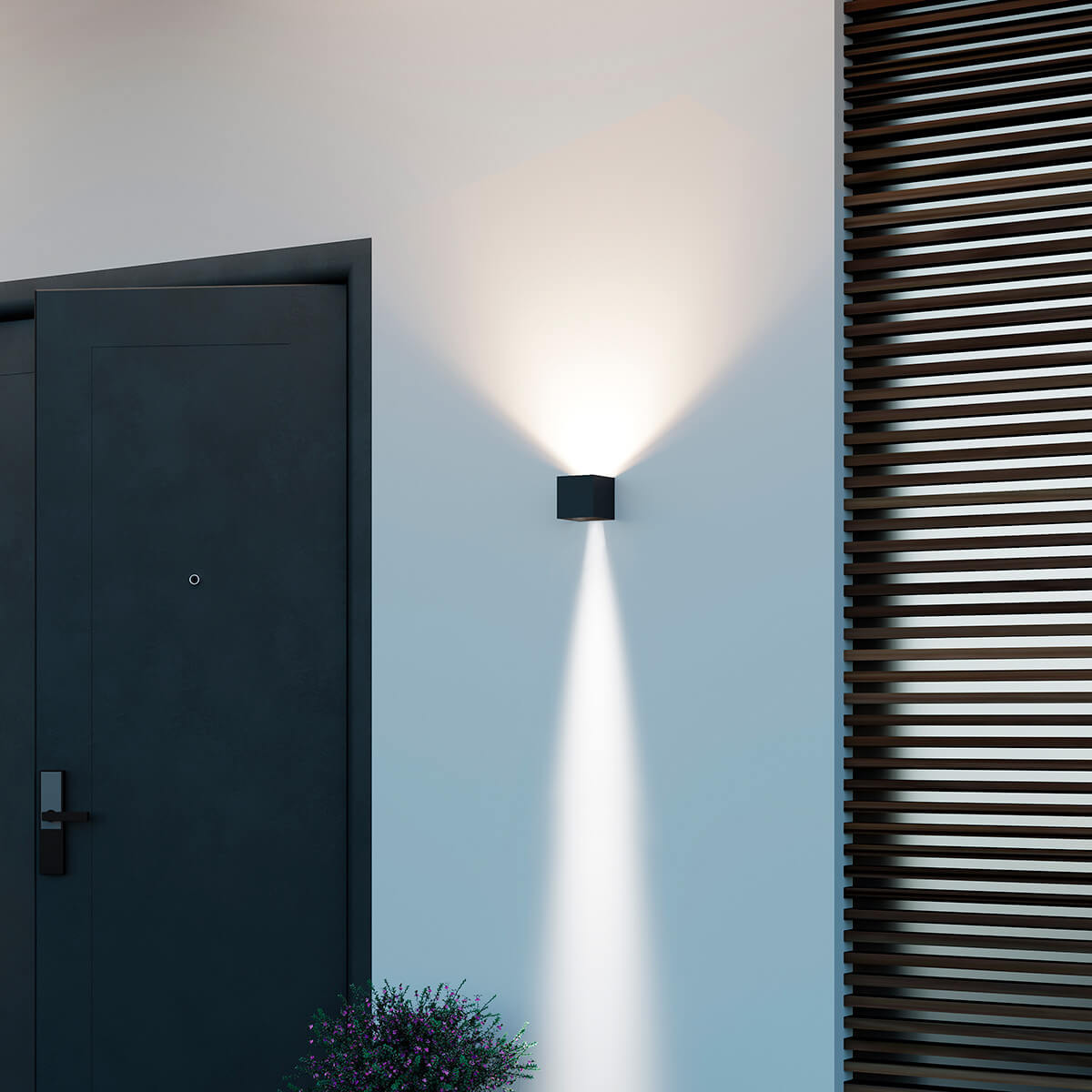 Orange One Colfa LED Wandleuchte, schwarz, verstellbarer Lichtaustritt
