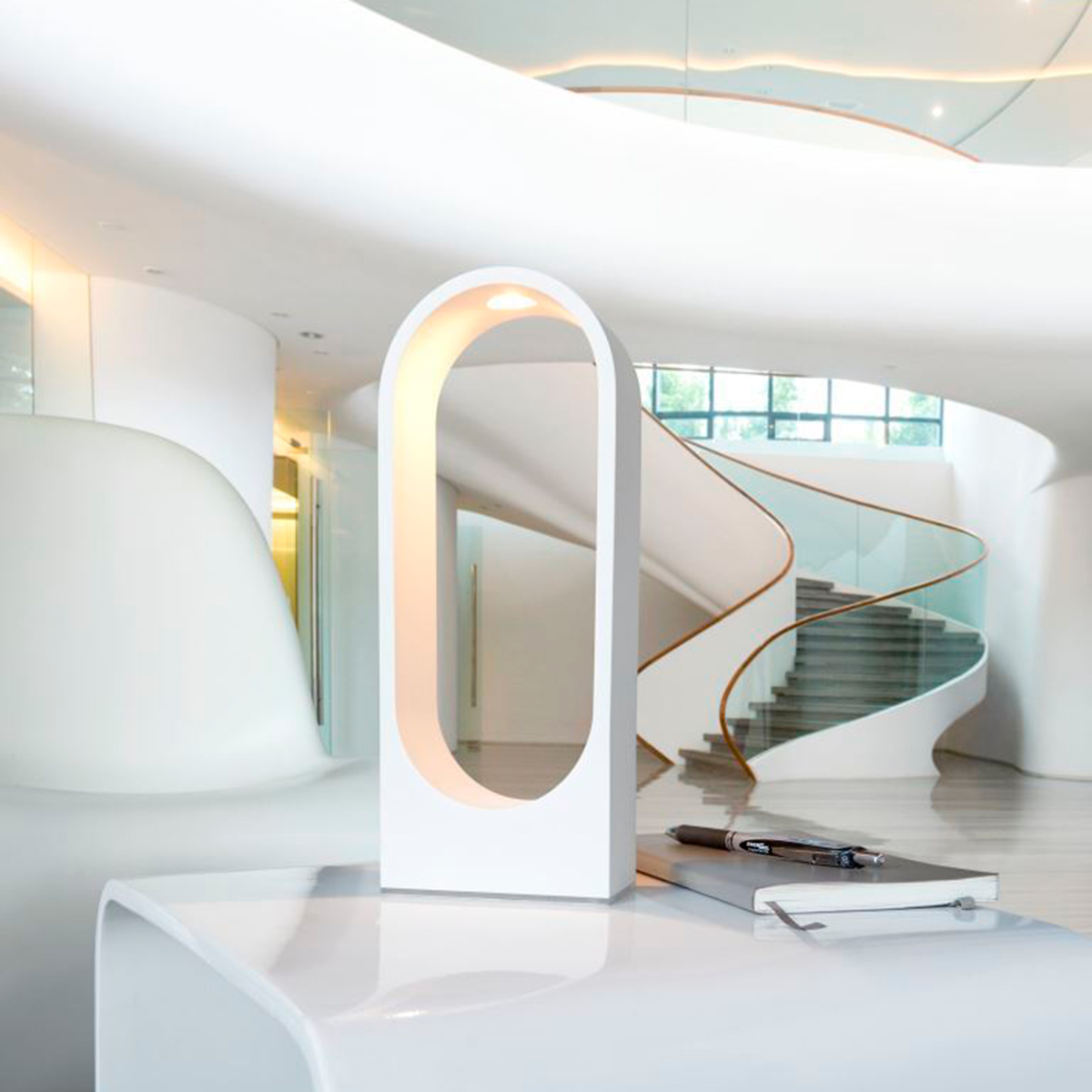 MyLight Porta Westfalica LED Tischleuchte, weiß Porta Westfalica LED Tischleuchte