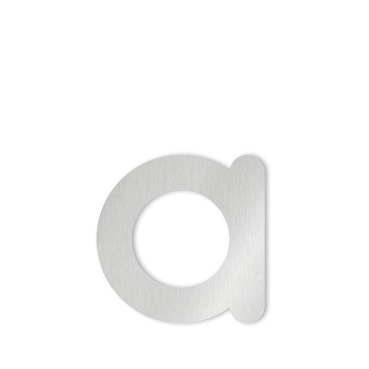 Heibi Colu Buchstabe zum Kleben, a, Edelstahl