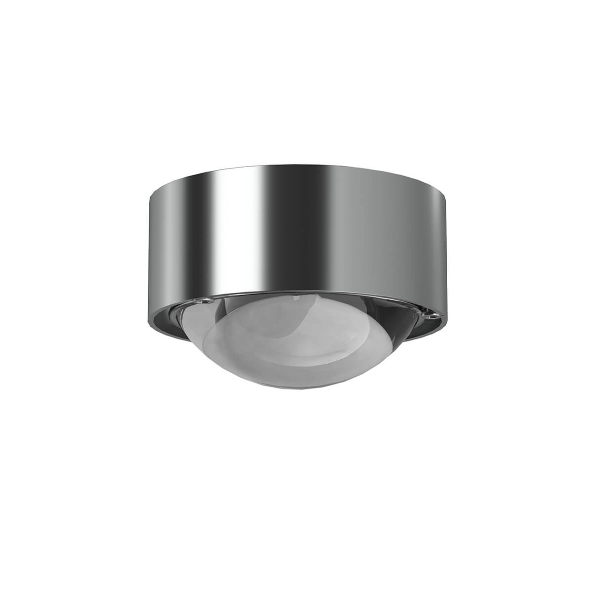 Top Light Puk Mini One LED Deckenleuchte, Gehäuse, Chrom matt, mit Linse klar (nicht inbegriffen)