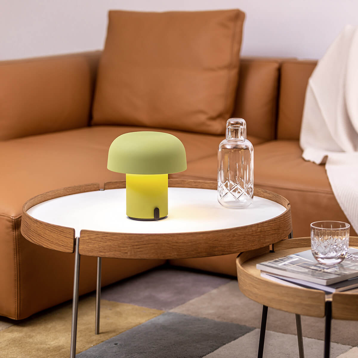 Kooduu Sensa LED Akkuleuchte, Moss (grün)