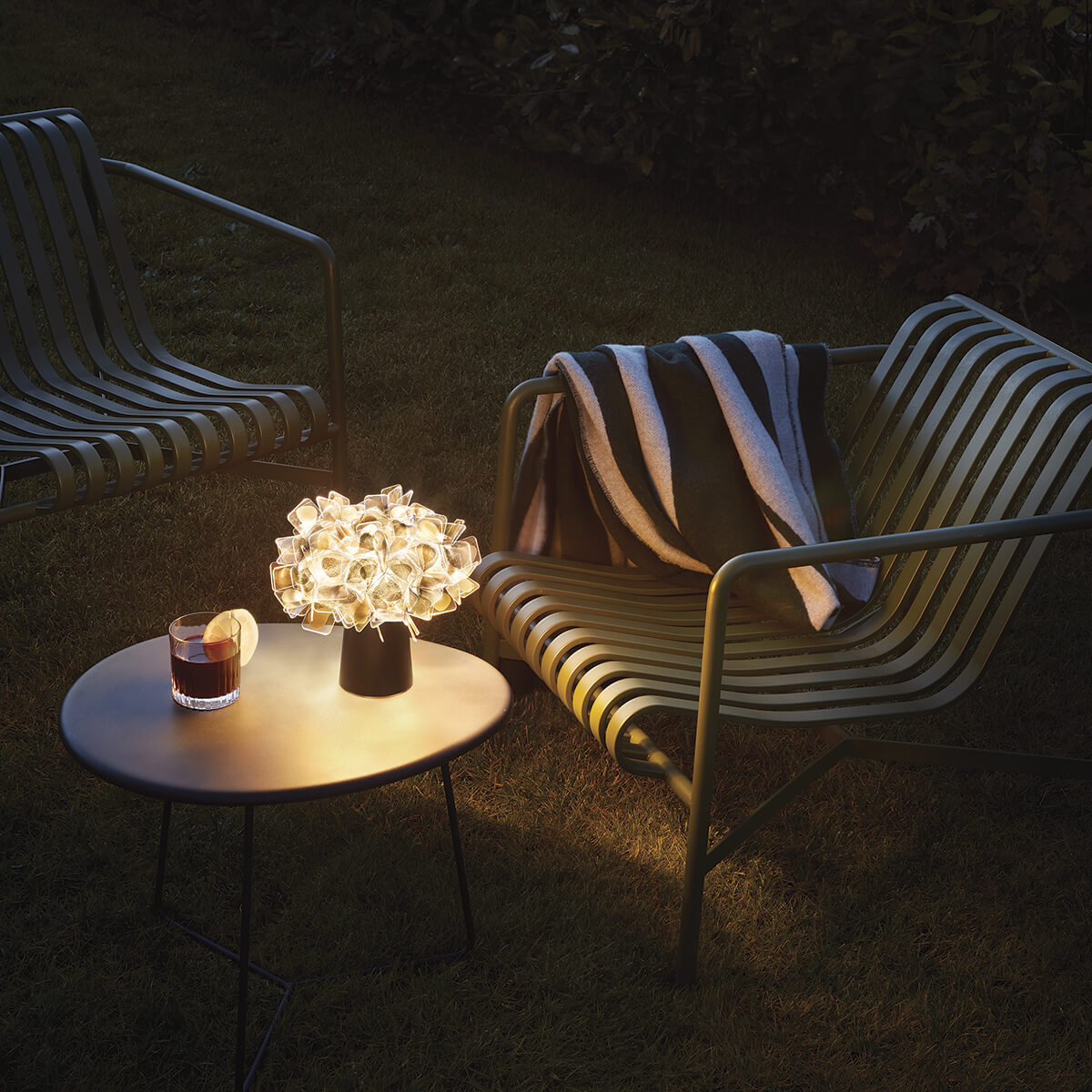 Slamp Clizia Mama Non Mama Battery LED Akkuleuchte, Gold / schwarz