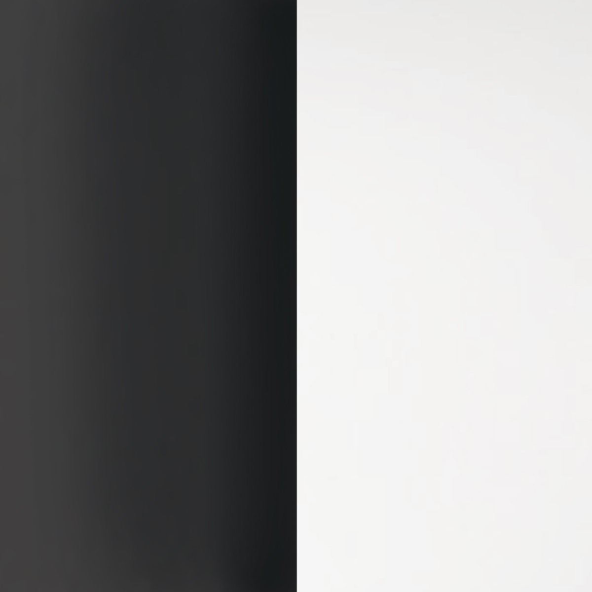 Icone Vera 50 LED Wand,- / Deckenleuchte, schwarz / weiß