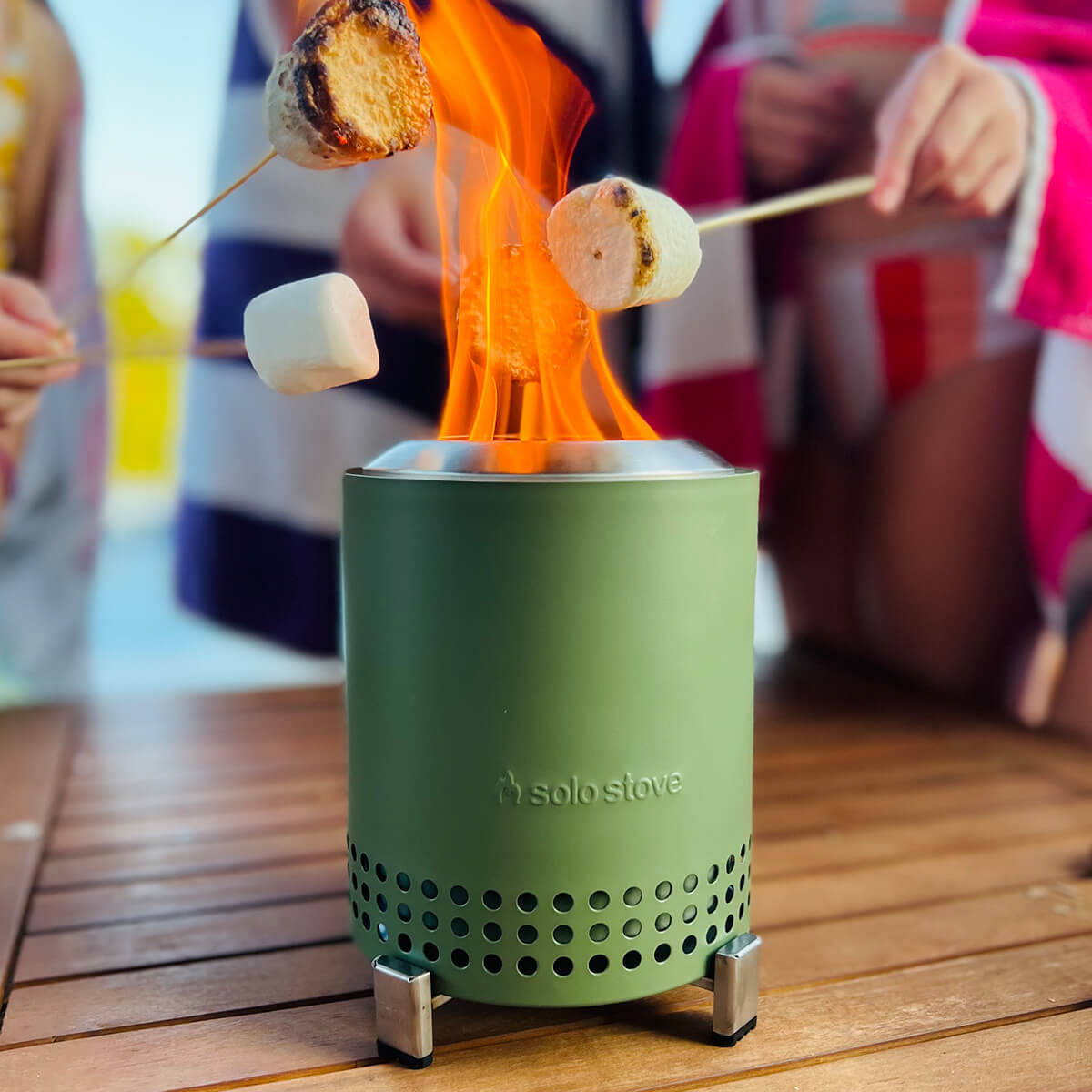 Solo Stove Mesa Tischfeuer & Tischkamin, Deep Olive (grün)