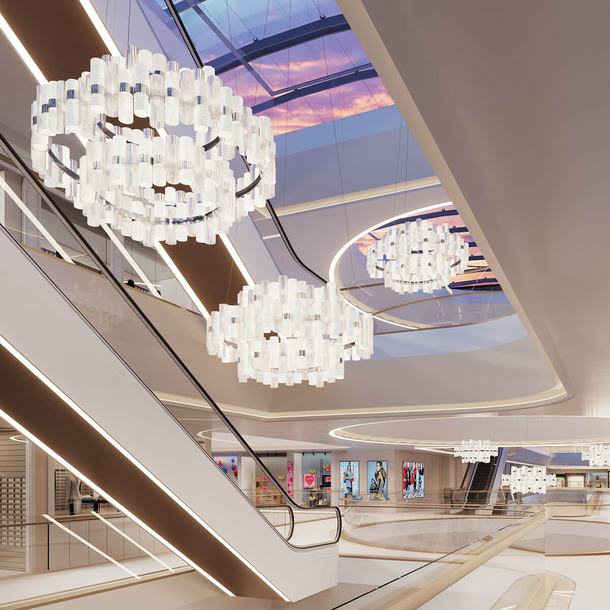 Slamp La Lollo LED Suspension Large, white (weiß), Sonderanfertigung (auf Anfrage möglich)