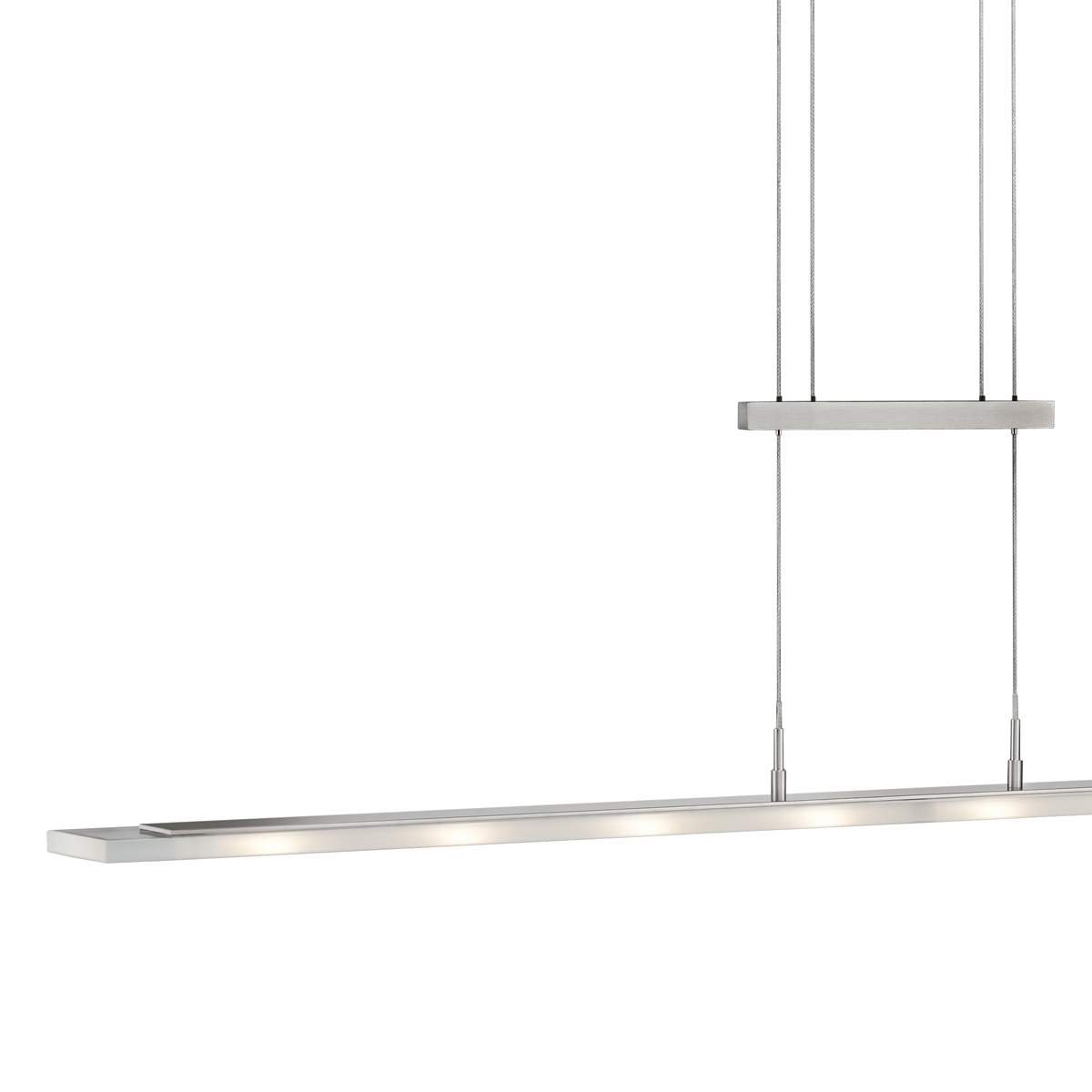 Knapstein Cleo-G 130 LED Pendelleuchte, Nickel matt