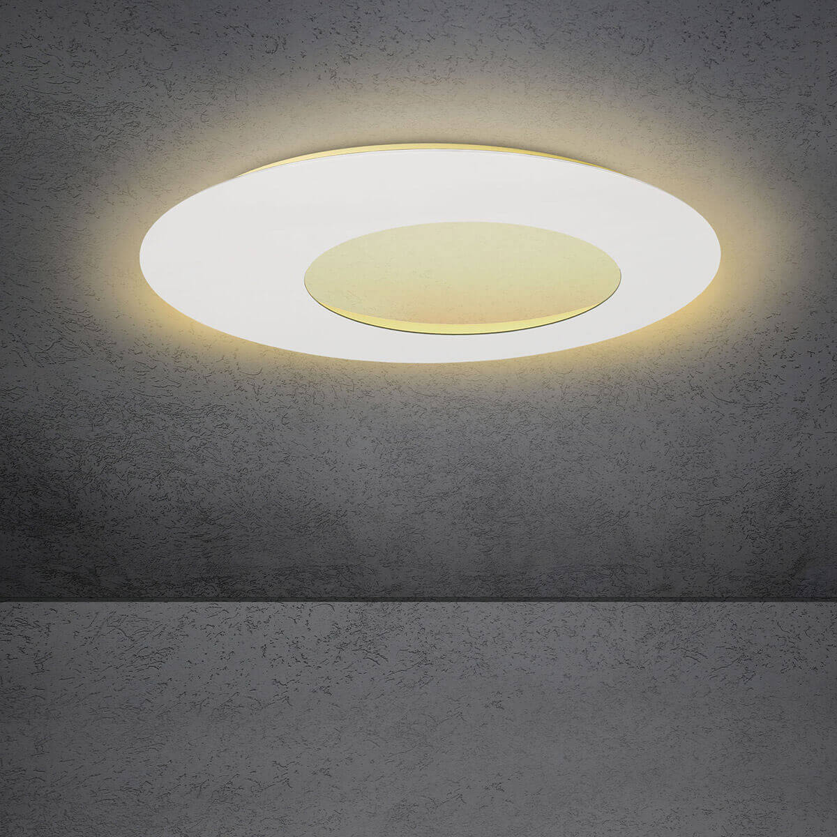 Escale Blade Open LED Wand- / Deckenleuchte, Ø: 79 cm, weiß matt