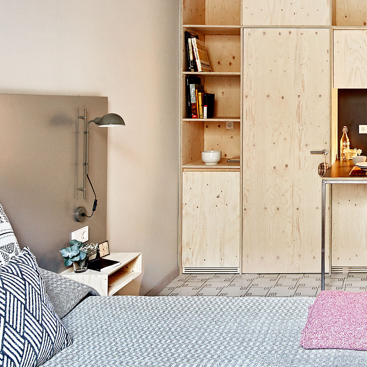 Marset Funiculí A Wandleuchte, moosgrau