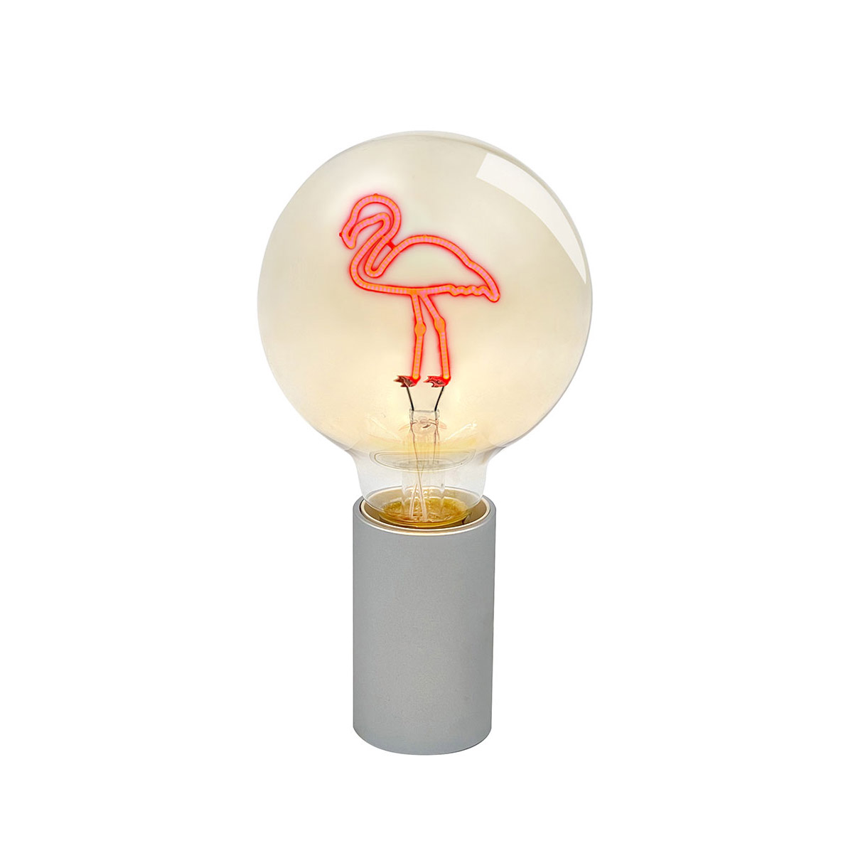 Sompex Tobi Tischleuchte mit Motiv Leuchtmittel, Flamingo